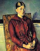 Paul Cezanne Portrat der Mme Cezanne im gelben Lehnstuhl painting